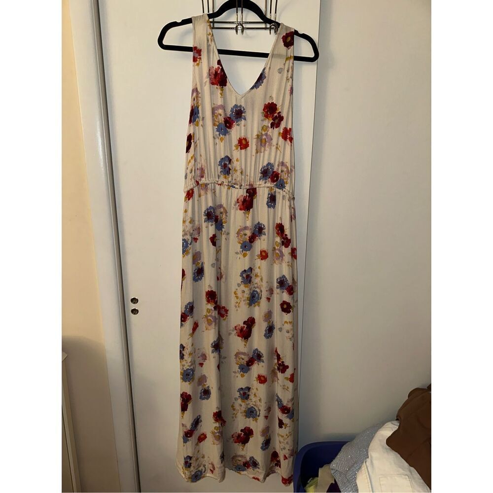 Lucky Brand Women’s Floral Tank Top Maxi Dress Size Large EUC - Picture 6 of 12